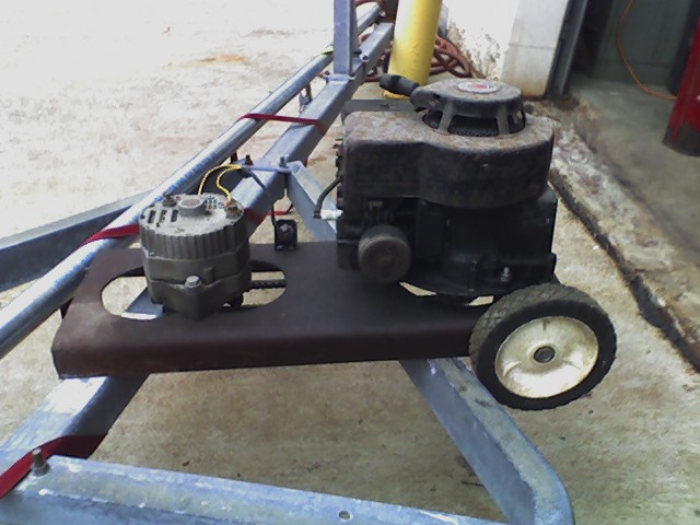 Alternator Generator Homemade Small(est) engine powered auto 